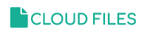 Cloud Files | Ihr hochverfügbarer Cloudspeicher.